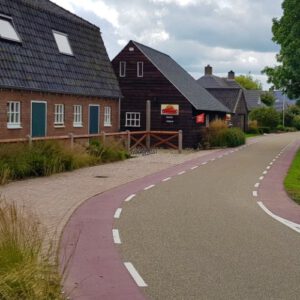 Workation voor ondernemers Aankomst bij De Geschilde Aardappel bij natuurgebied de Wieden bij Zwartsluis