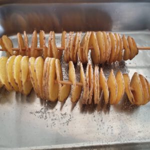De specialiteit van het huis - spiraalaardappels