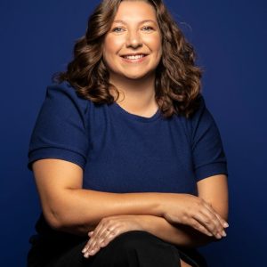 Ellen Goulmy creatieve stuiterbal in licht en geluid staand