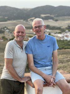 Wilbert en John, gastheren Arriadh Hotel Spanje