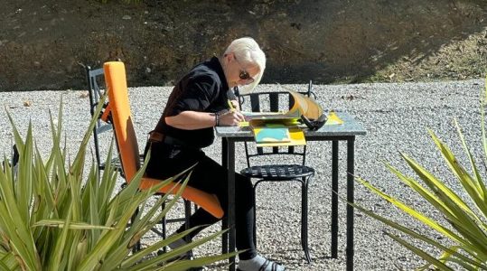 Workation Spanje buiten werken met focus