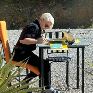 Workation Spanje buiten werken met focus