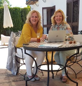 Workation in spanje terras